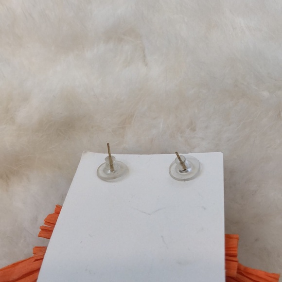 Large Multicolor Rhinestone Fringe Tassel Earrings - Picture 5 of 9